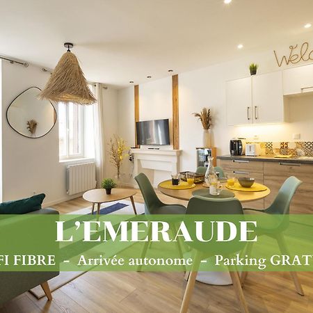 L'Emeraude - 1 A 4P - Wifi Fibre - Parking Gratuit Pont-dʼAin Buitenkant foto