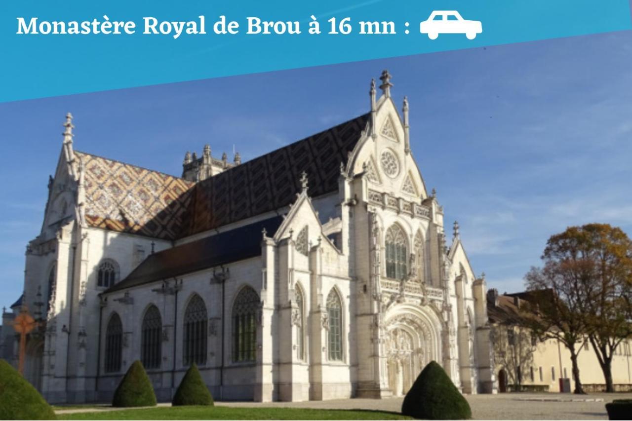L'Emeraude - 1 A 4P - Wifi Fibre - Parking Gratuit Pont-dʼAin Buitenkant foto